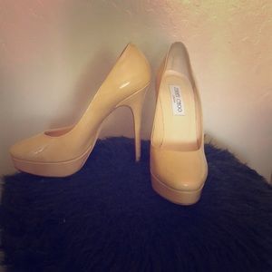 Jimmy Choo Nude Pumps